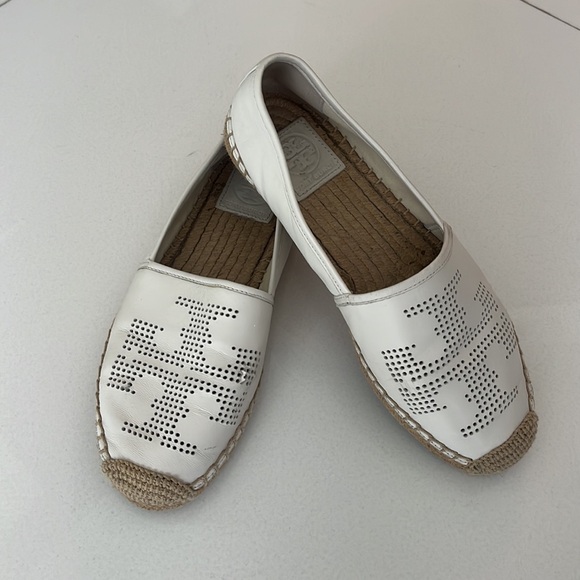 TORY BURCH leather espadrilles 🦢 - Picture 2 of 4